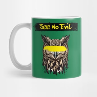 See No Evil owl Mug